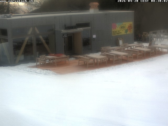 Archiv Foto Webcam Die Hossa Bar am Corvatsch