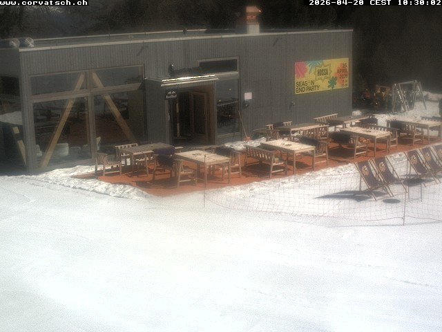 Archiv Foto Webcam Die Hossa Bar am Corvatsch