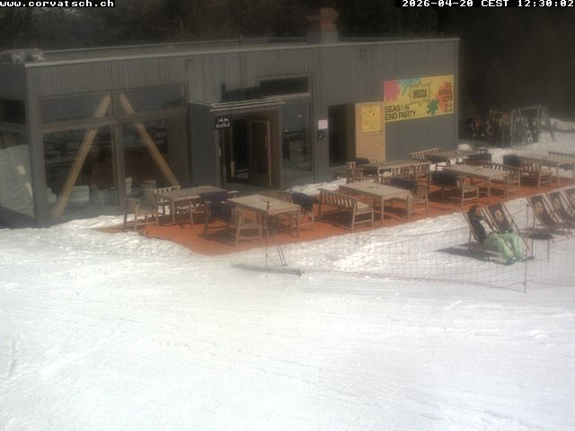 Archiv Foto Webcam Die Hossa Bar am Corvatsch