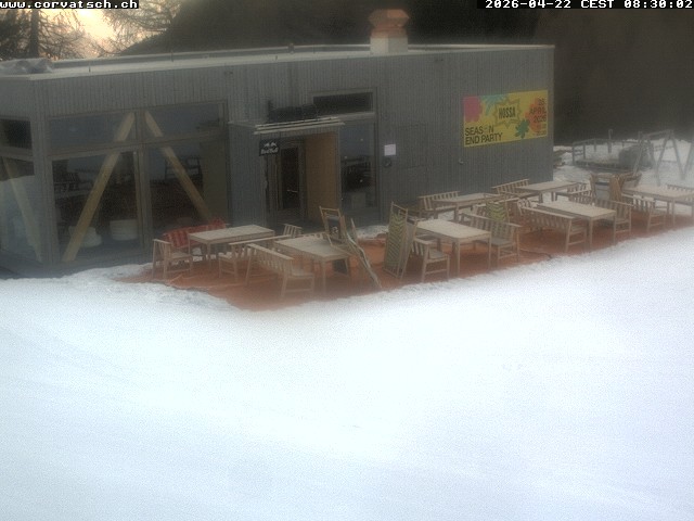 Archiv Foto Webcam Die Hossa Bar am Corvatsch