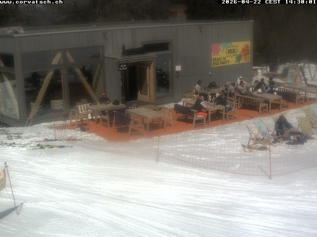 Archiv Foto Webcam Die Hossa Bar am Corvatsch