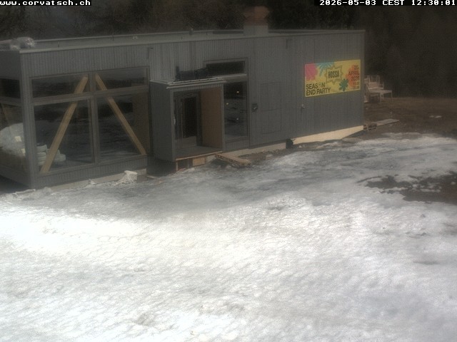 Archiv Foto Webcam Die Hossa Bar am Corvatsch