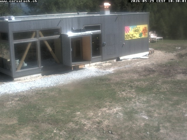 Archiv Foto Webcam Die Hossa Bar am Corvatsch