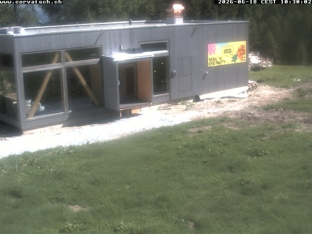 Archiv Foto Webcam Die Hossa Bar am Corvatsch