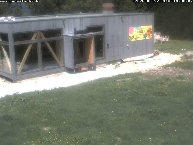 Archived image Webcam St. Moritz - Corvatsch: Hossa Bar