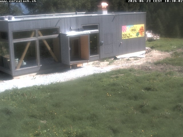 Archived image Webcam St. Moritz - Corvatsch: Hossa Bar