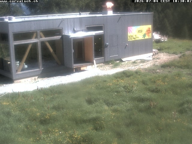 Archiv Foto Webcam Die Hossa Bar am Corvatsch