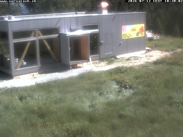 Archiv Foto Webcam Die Hossa Bar am Corvatsch