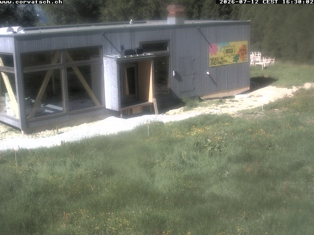 Archiv Foto Webcam Die Hossa Bar am Corvatsch