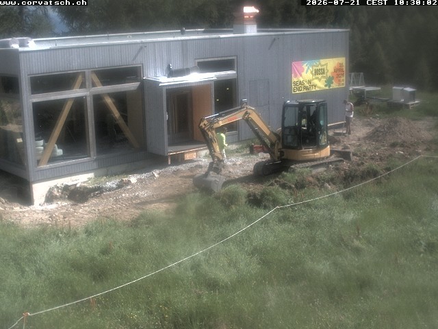 Archiv Foto Webcam Die Hossa Bar am Corvatsch