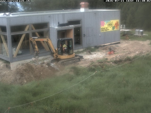 Archiv Foto Webcam Die Hossa Bar am Corvatsch