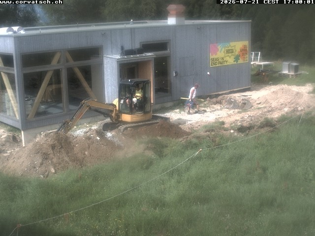 Archiv Foto Webcam Die Hossa Bar am Corvatsch