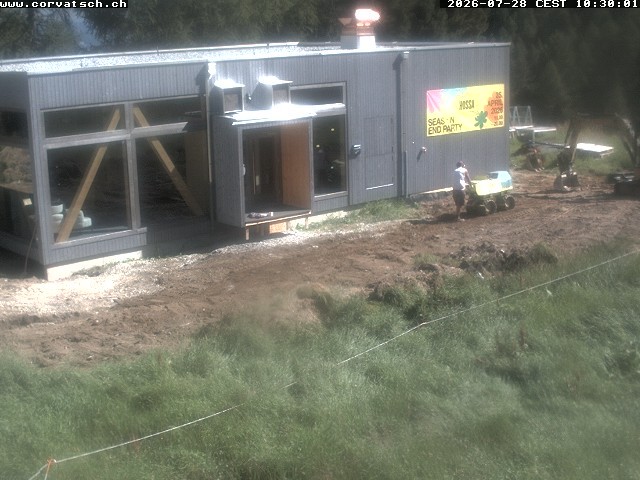 Archiv Foto Webcam Die Hossa Bar am Corvatsch