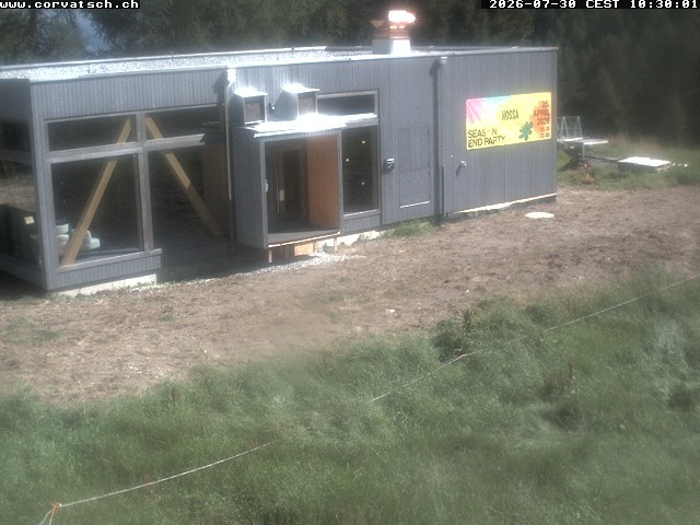 Archiv Foto Webcam Die Hossa Bar am Corvatsch