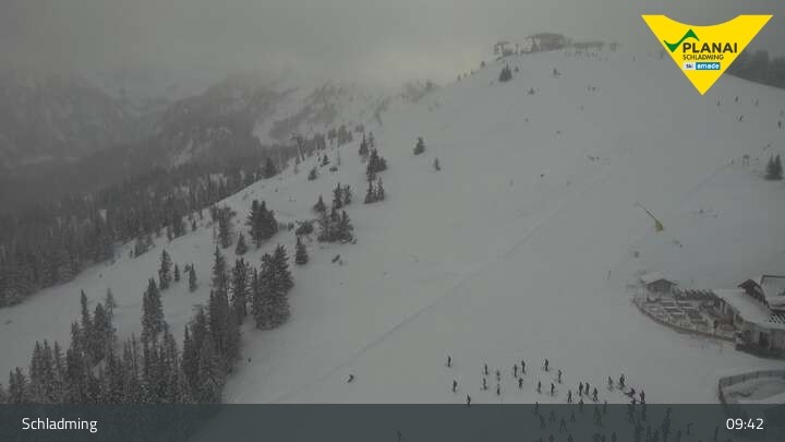 Archiv Foto Webcam Schladming - Planai Bergstation II