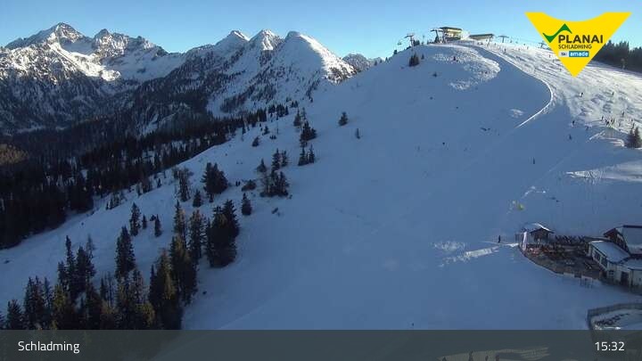 Archived image Webcam Schladming - Top Station Planai II