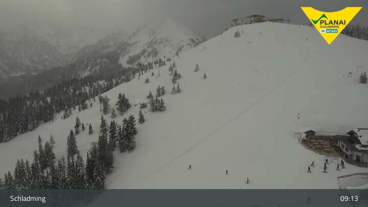 Archived image Webcam Schladming - Top Station Planai II