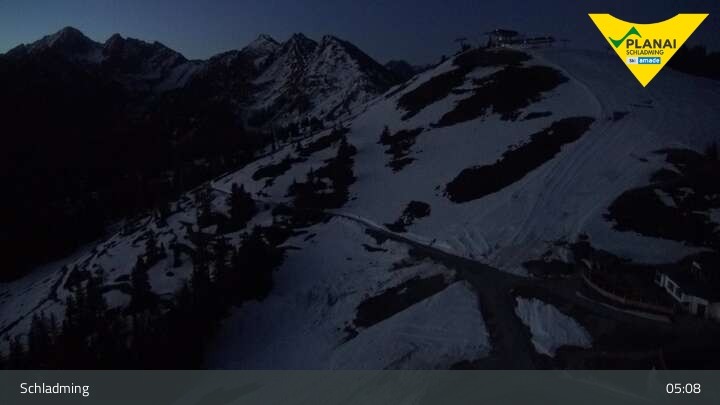 Archiv Foto Webcam Schladming - Planai Bergstation II
