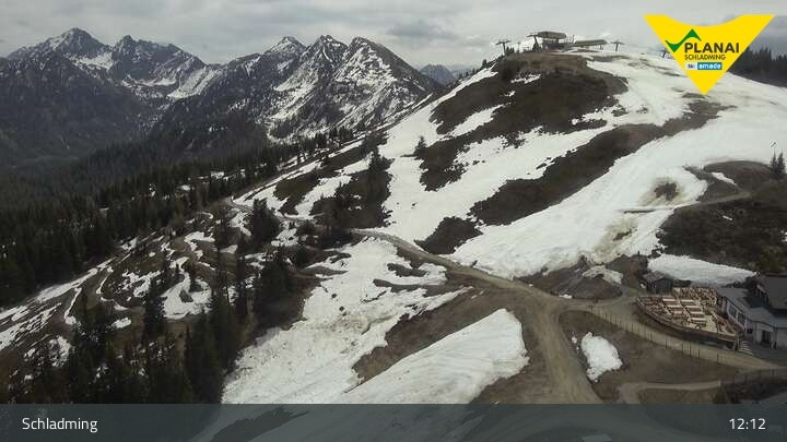 Archiv Foto Webcam Schladming - Planai Bergstation II