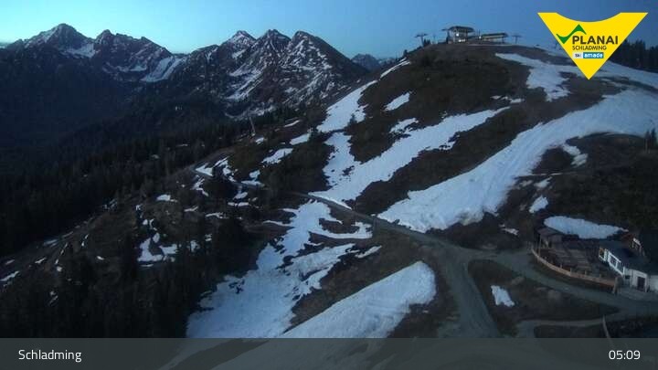 Archiv Foto Webcam Schladming - Planai Bergstation II