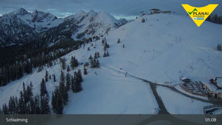 Archiv Foto Webcam Schladming - Planai Bergstation II