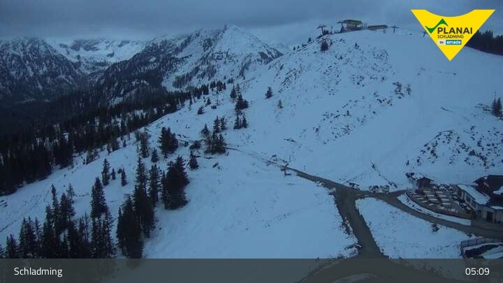 Archiv Foto Webcam Schladming - Planai Bergstation II