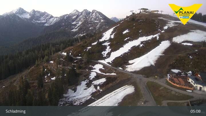 Archiv Foto Webcam Schladming - Planai Bergstation II