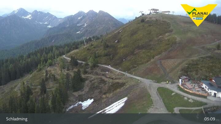 Archived image Webcam Schladming - Top Station Planai II