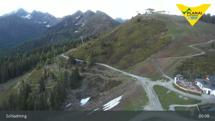 Archiv Foto Webcam Schladming - Planai Bergstation II