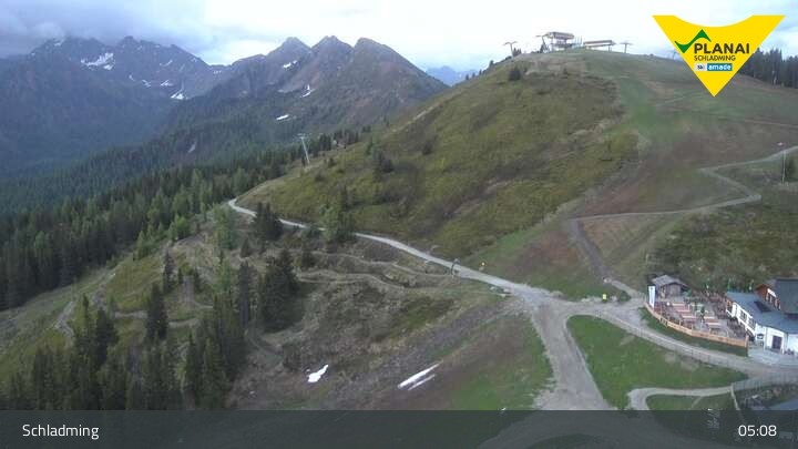 Archiv Foto Webcam Schladming - Planai Bergstation II