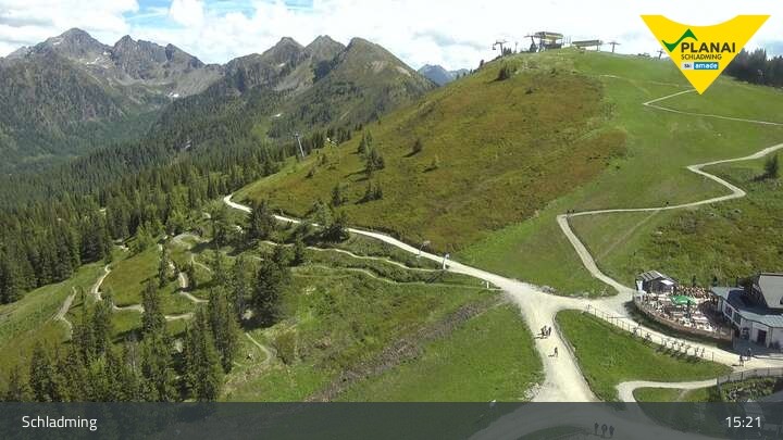 Archived image Webcam Schladming - Top Station Planai II