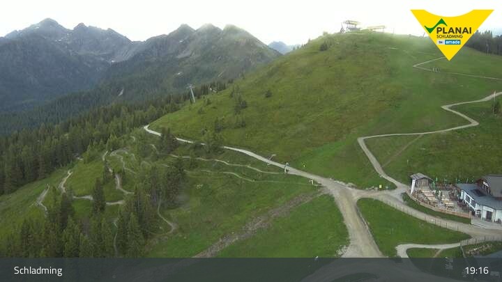Archiv Foto Webcam Schladming - Planai Bergstation II