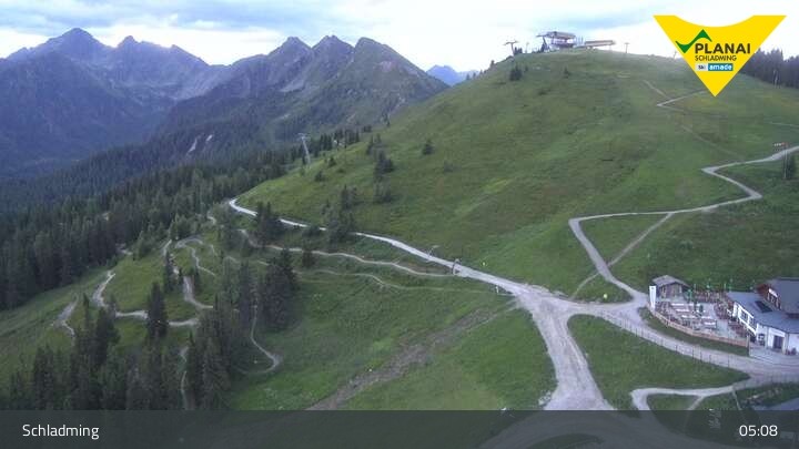 Archiv Foto Webcam Schladming - Planai Bergstation II