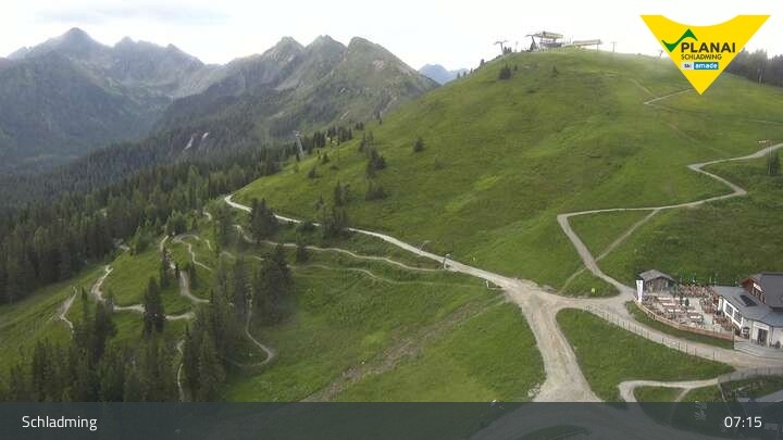 Archiv Foto Webcam Schladming - Planai Bergstation II