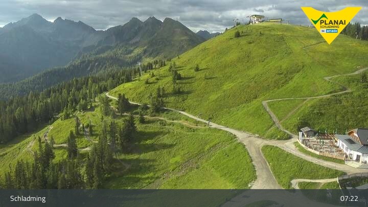 Archived image Webcam Schladming - Top Station Planai II