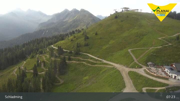 Archiv Foto Webcam Schladming - Planai Bergstation II