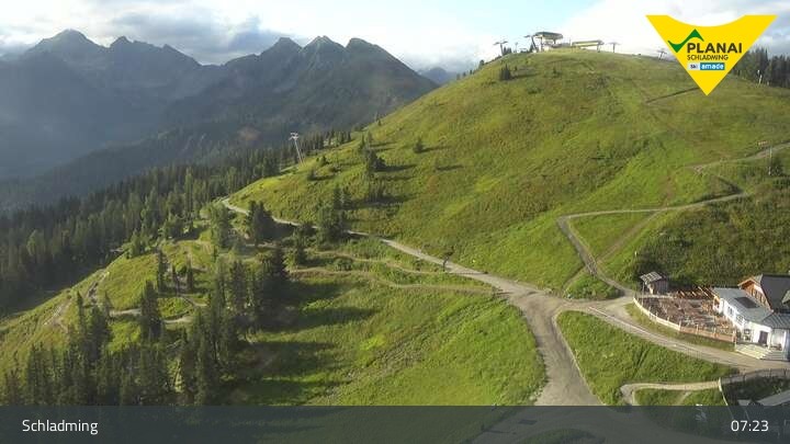 Archiv Foto Webcam Schladming - Planai Bergstation II