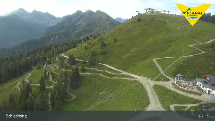 Archiv Foto Webcam Schladming - Planai Bergstation II