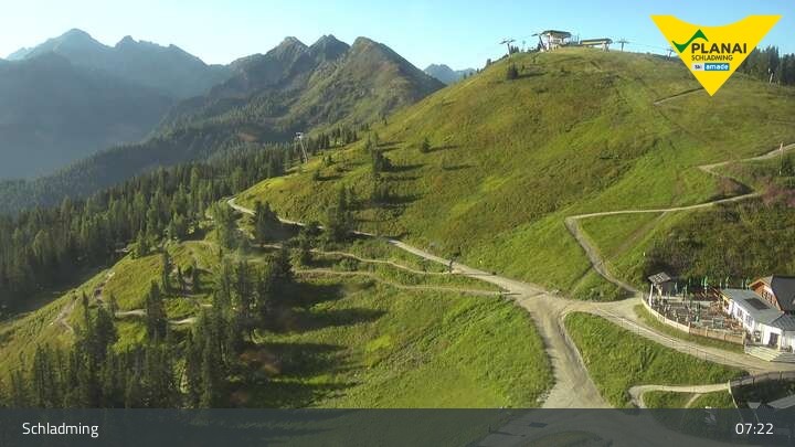 Archiv Foto Webcam Schladming - Planai Bergstation II