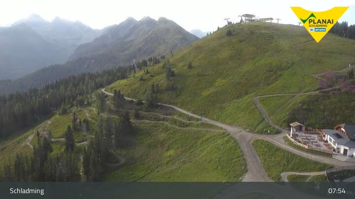 Archiv Foto Webcam Schladming - Planai Bergstation II