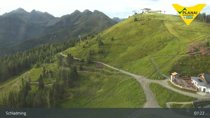 Archiv Foto Webcam Schladming - Planai Bergstation II