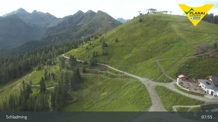 Archiv Foto Webcam Schladming - Planai Bergstation II