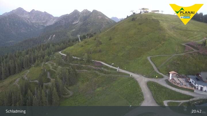 Archiv Foto Webcam Schladming - Planai Bergstation II