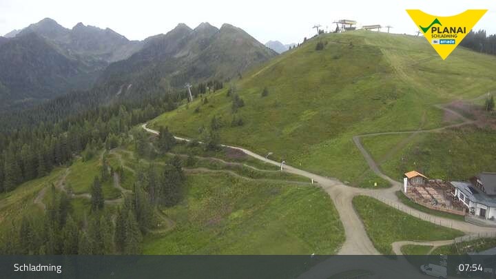 Archiv Foto Webcam Schladming - Planai Bergstation II