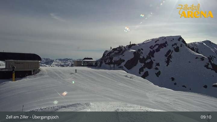 Archiv Foto Webcam Zillertal Arena: Übergangsjoch Zell am Ziller