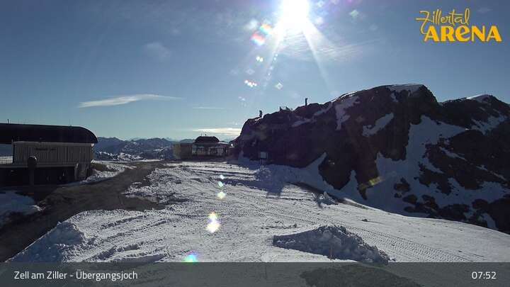 Archiv Foto Webcam Zillertal Arena: Übergangsjoch Zell am Ziller