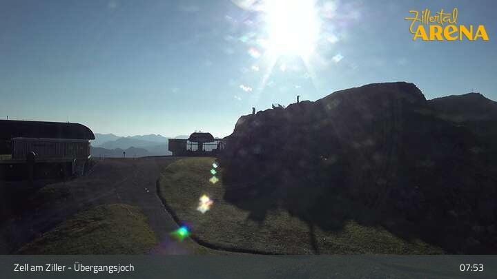 Archiv Foto Webcam Zillertal Arena: Übergangsjoch Zell am Ziller