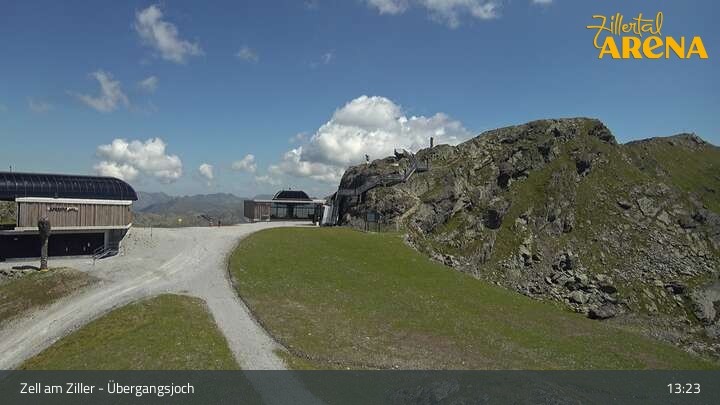 Archiv Foto Webcam Zillertal Arena: Übergangsjoch Zell am Ziller