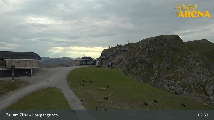 Archiv Foto Webcam Zillertal Arena: Übergangsjoch Zell am Ziller
