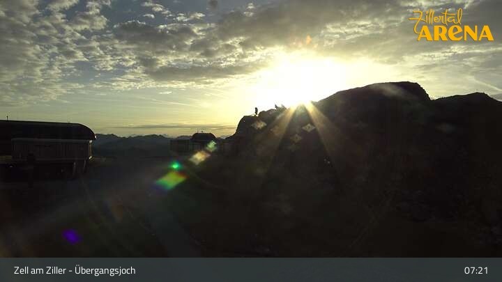 Archiv Foto Webcam Zillertal Arena: Übergangsjoch Zell am Ziller